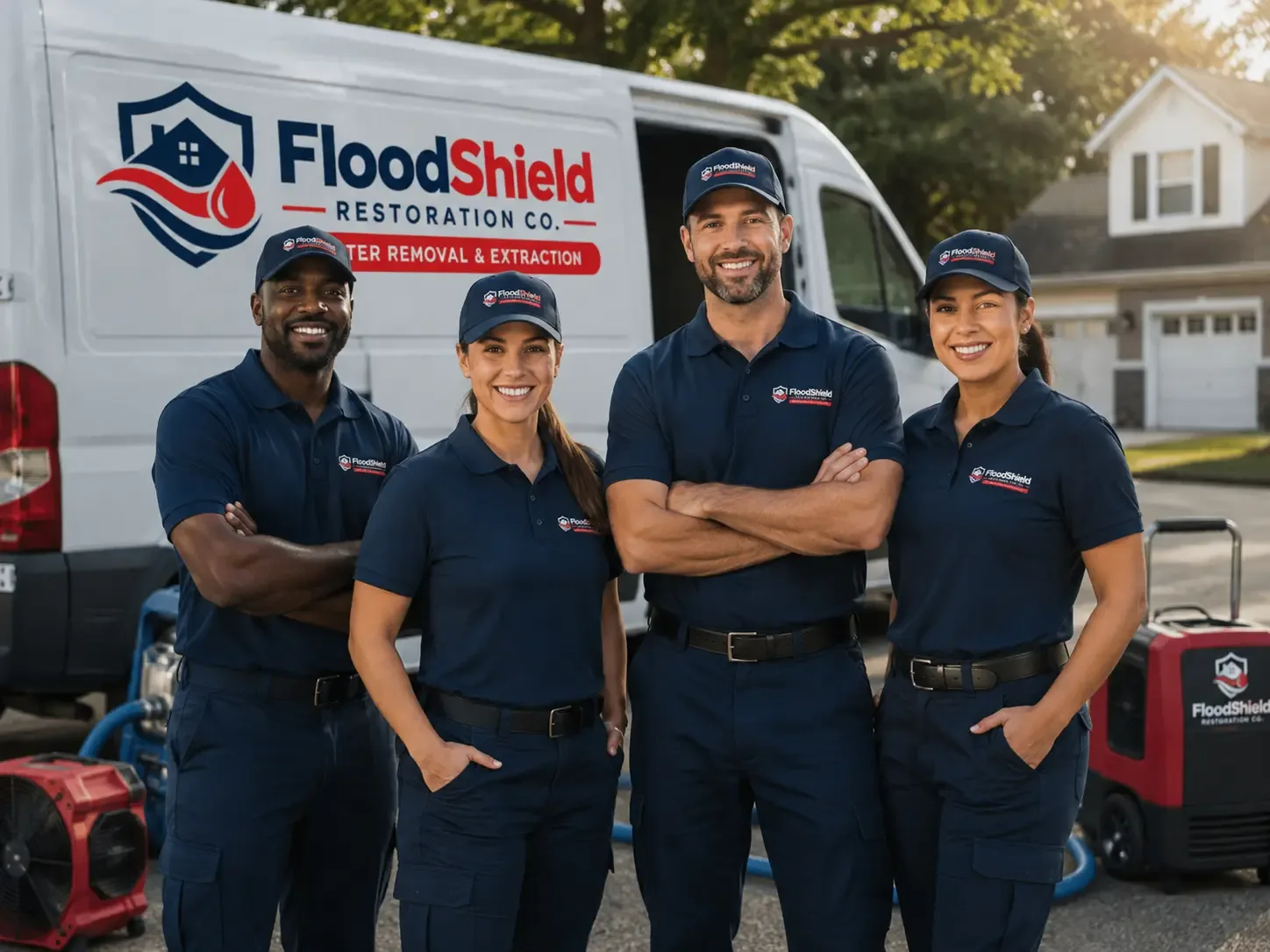 Flood Damage Restoration company in Eielson Afb, AK